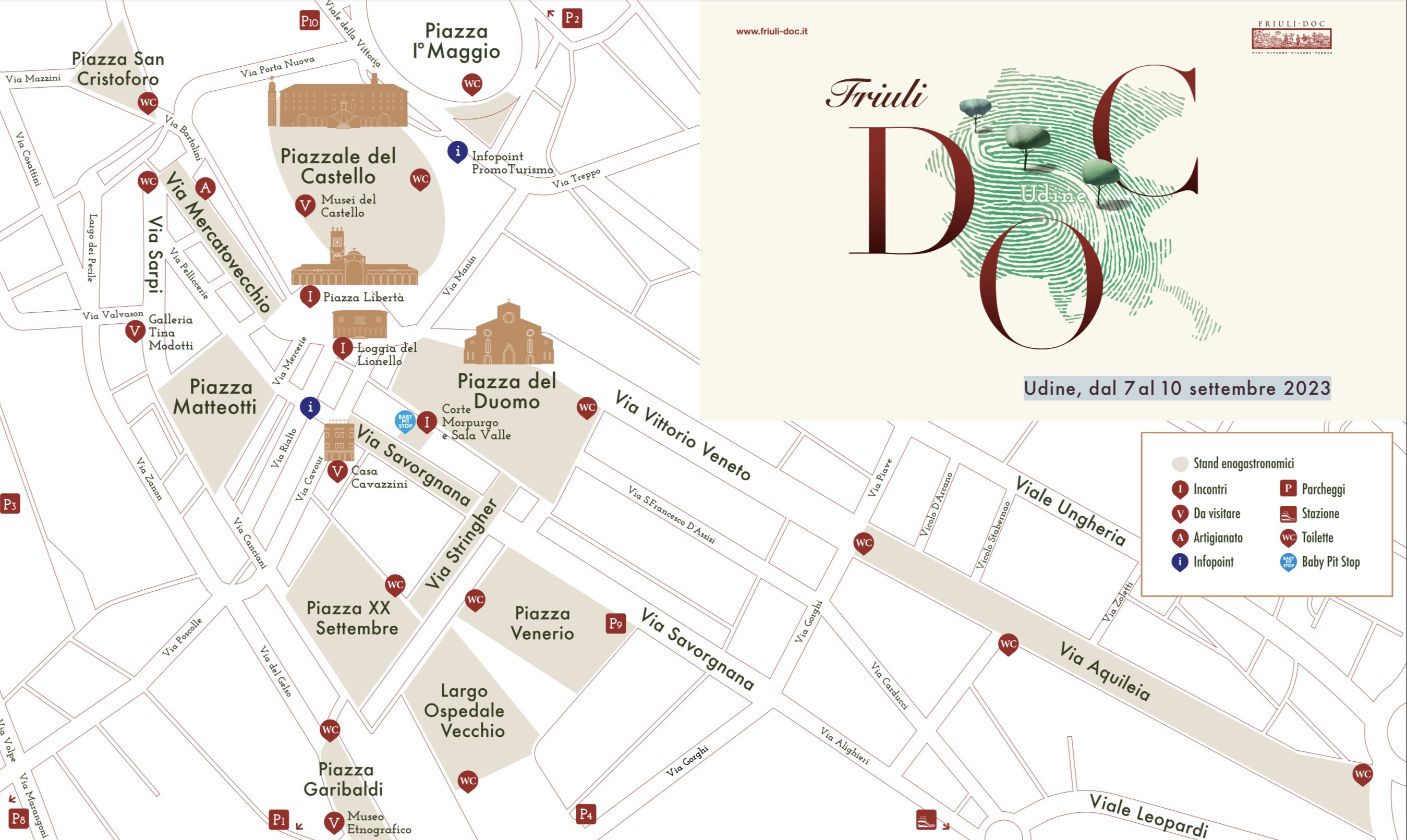 Friuli doc 2023 mappa
