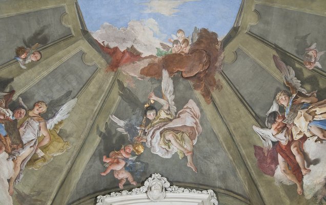 dettaglio angeli cappella ss.sacramento