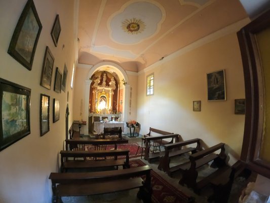 interno Madonna del ponte Villa Santina